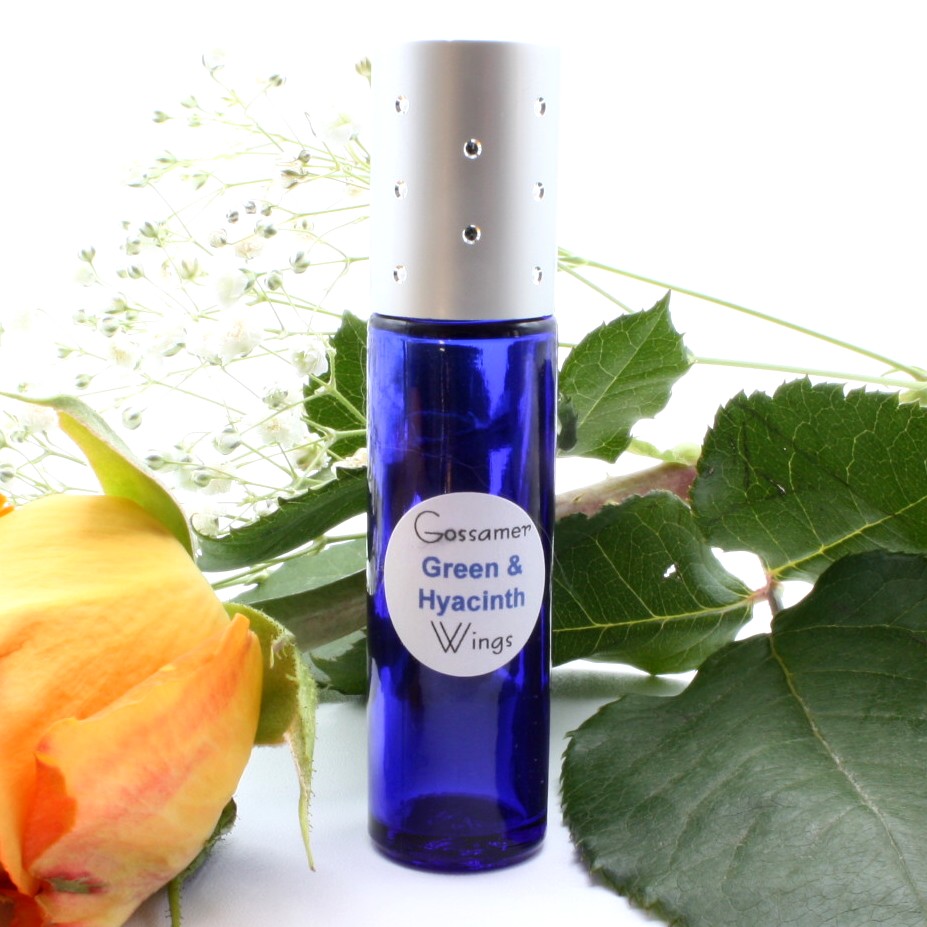 bottle of fresh green & hyacinth eau de parfum