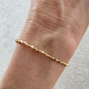 Gold Aurum Crystals with Gold Filled Beads