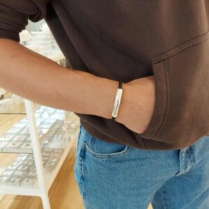 leather permanent bracelet